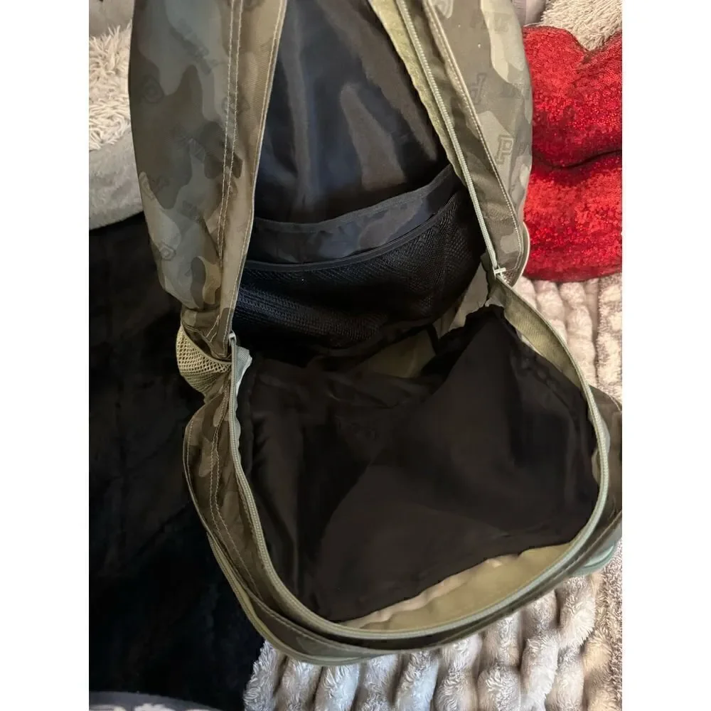 Victorias secret pink camouflage campus backpack